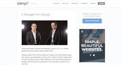 Desktop Screenshot of blog.sidengo.com